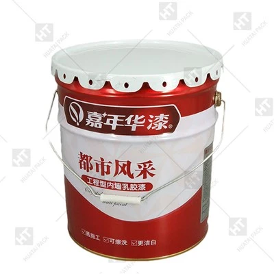 Metal Barrel with Flower Lid
