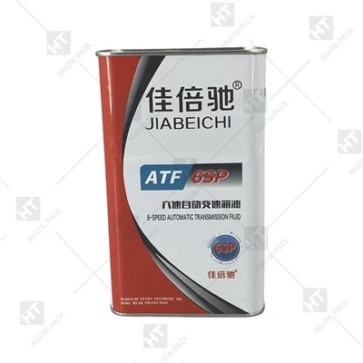 1L Metal Empty Oil Can With Plastic Cap