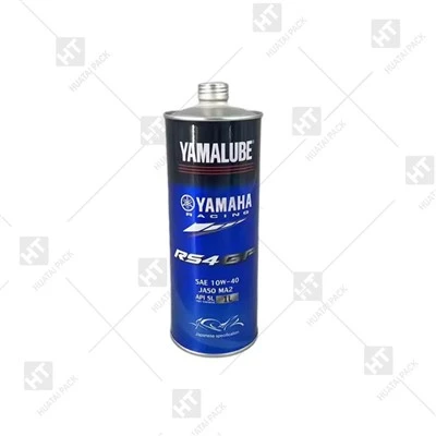 1L Motor Oil Round Tin Can
