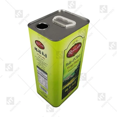 5L Empty Olive Oil Square Tin Can