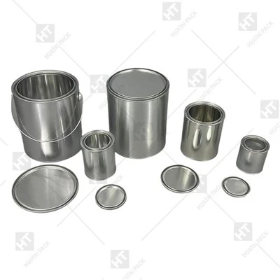 Gallon Round Tin Can