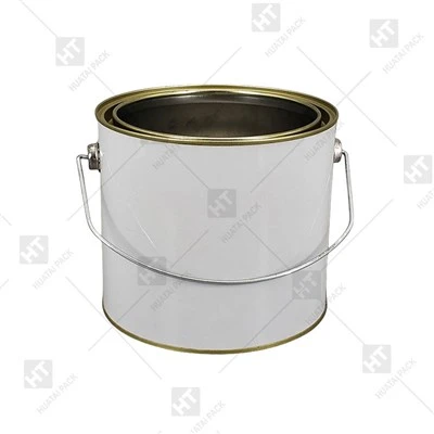 Paint Can With Metal Handle